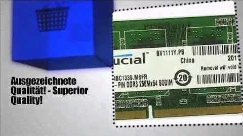 Notebook Ram:  2GB Crucial CT25664BC1339.M8FR 204p DDR3 SO-DIMM [10911] - m-ware.de