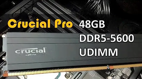 Crucial DDR5 Pro 48GB 5600 UDIMM Unboxing