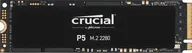 Crucial P5 1 ТБ 3D NAND NVMe Внутренний твердотельный накопитель, до 3400 МБ/с | CT1000P5SSD8