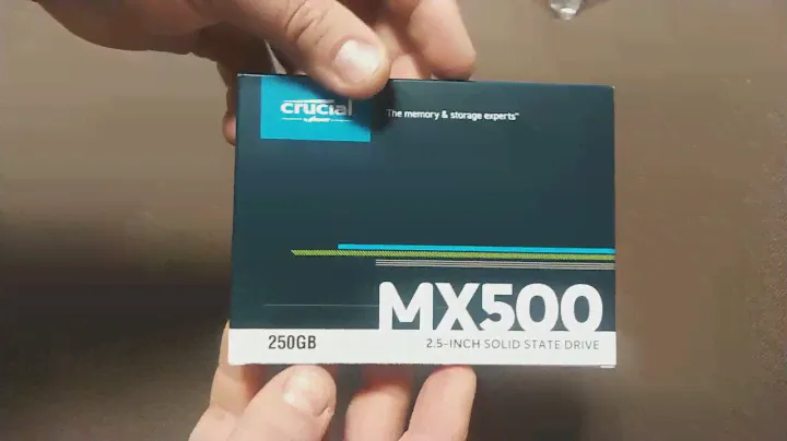 Розпакування Crucial MX500 250GB 2.5" SATAIII 3D TLC (CT250MX500SSD1) з Rozetka