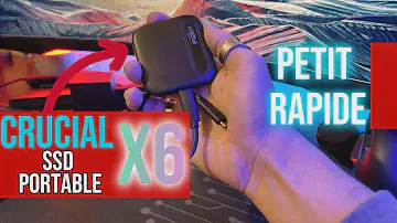 Le SSD portable Crucial X6 : petit et rapide