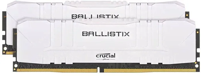 Модуль памяти DDR4 Crucial 16GB (Kit 2x8GB) Ballistix White BL2K8G26C16U4W
