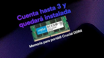 Crucial DDR4 SODIMM para ordenador portátil