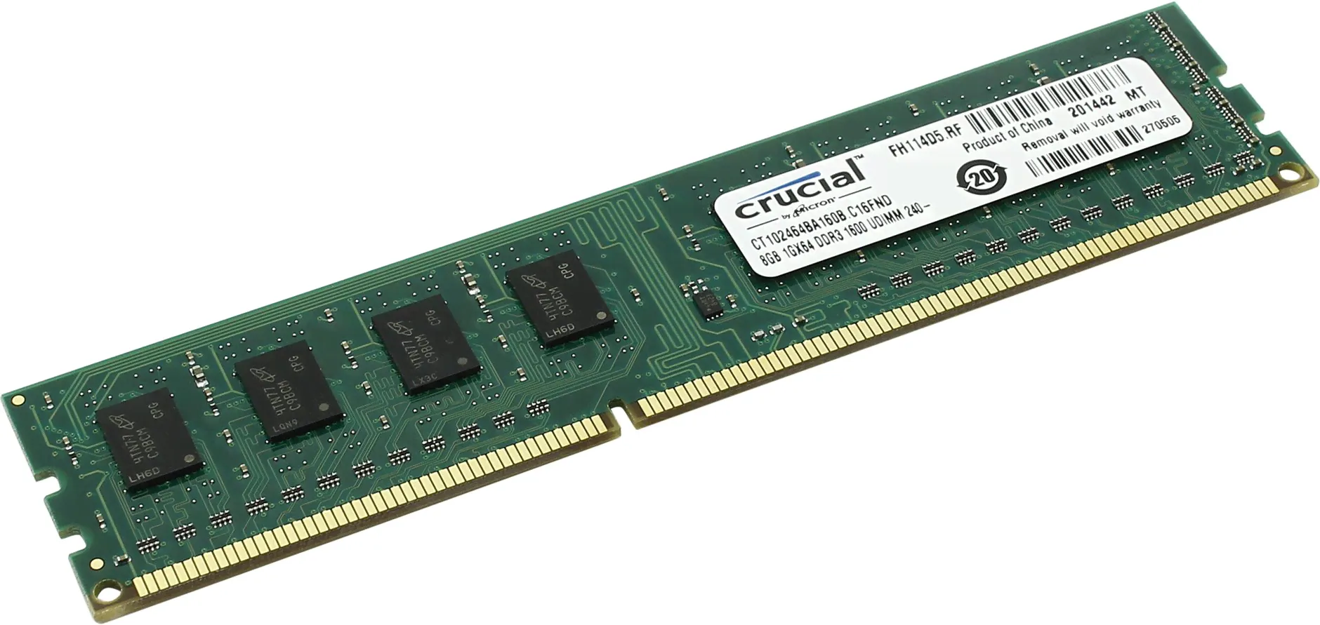 Оперативная память Crucial CT51264BA160B 4 GB бу