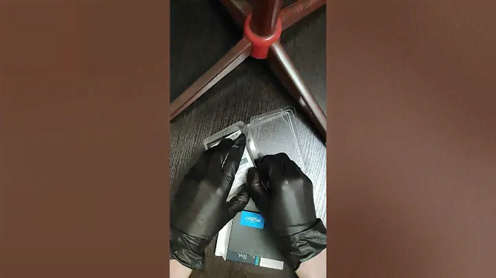Распаковка Crucial BX500