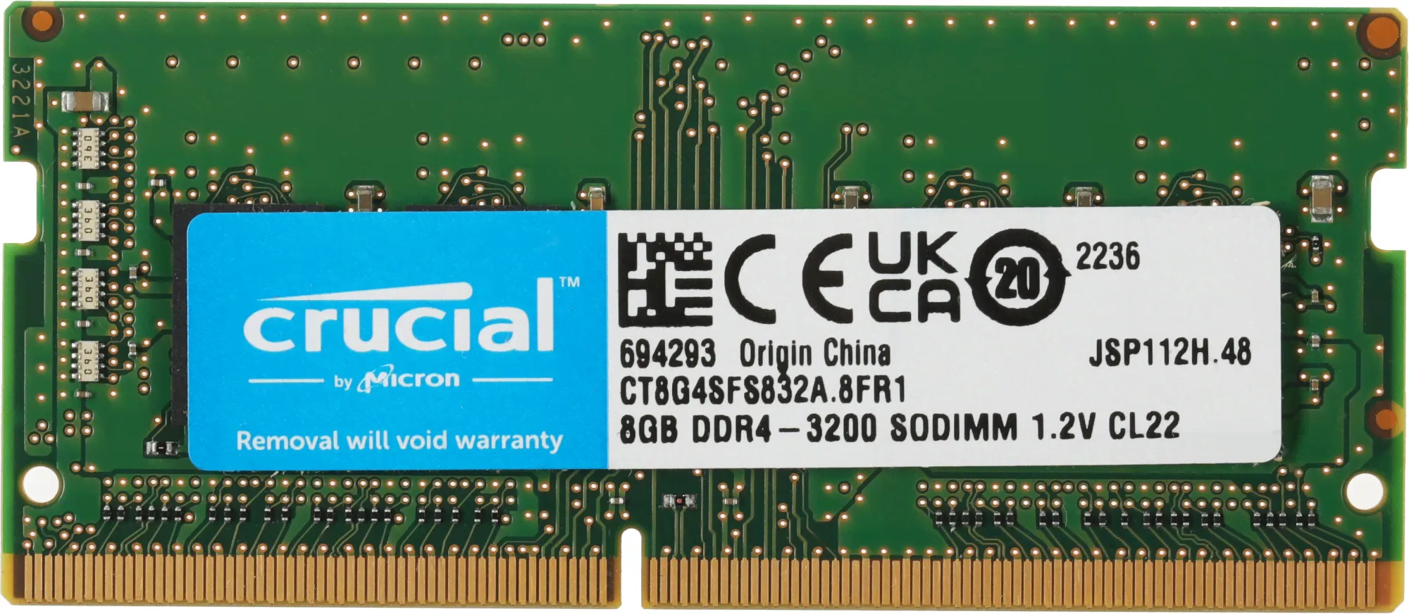 Crucial CT8G4SFS832A, Память оперативная