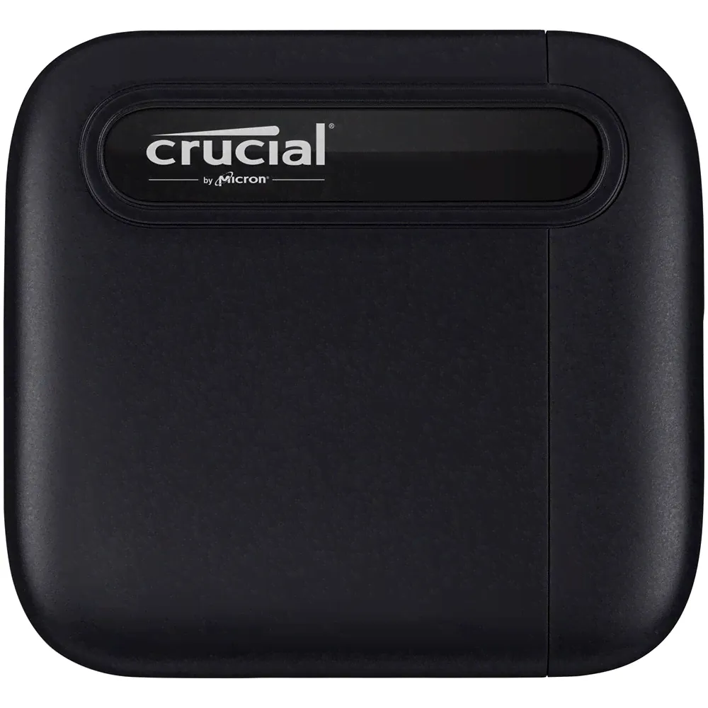 Переносной SSD-накопитель Crucial X6 USB-С 2ТБ черный