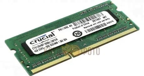 Память SO-DIMM DDR3L 4Gb Crucial 1600MHz CL11 (CT51264BF160B(J))-0