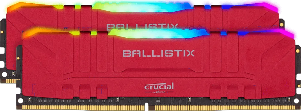 Оперативная память 16Gb DDR4 3000MHz Crucial Ballistix RGB Red (BL2K8G30C15U4RL) (2x8Gb KIT)