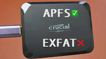 Crucial X9 SSD Speed Test Review - APFS vs Exfat