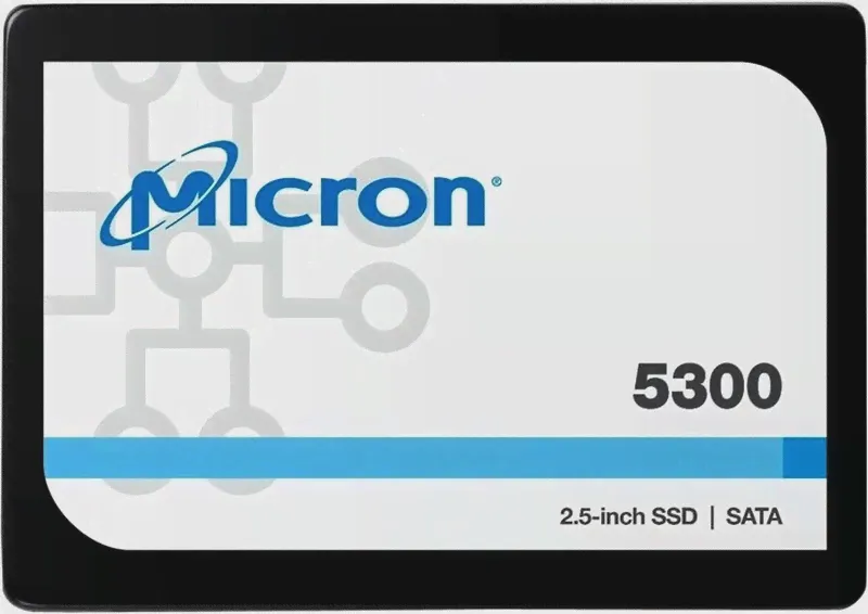 Серверный SSD накопитель Crucial Micron 5300 MAX 480 ГБ MTFDDAK480TDT-1AW1ZABYY-0