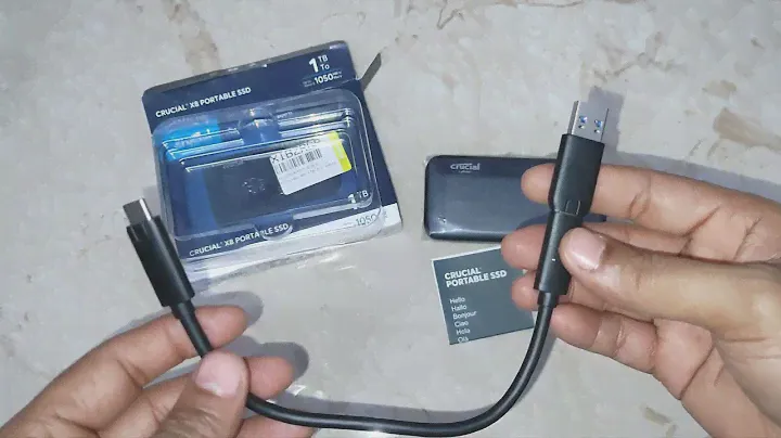 Unboxing Crucial X8 Portable SSD👌| External Memory Device
