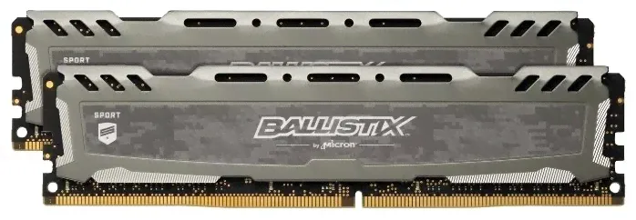 Память DDR4 16 ГБ 3000 МГц PC24000 Crucial Ballistix Sport LT [BLS2K8G4D30AESBK] Набор 2x8 ГБ