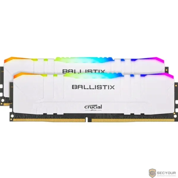 Crucial Ballistix 2x8GB (16GB Kit) DDR4 3600MT/s CL16 Unbuffered DIMM 288pin White RGB 649528824806