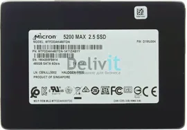 Накопитель SSD Crucial Micron 5200MAX 480GB SATA 2.5" TCG Disabled Enterprise Solid State Drive