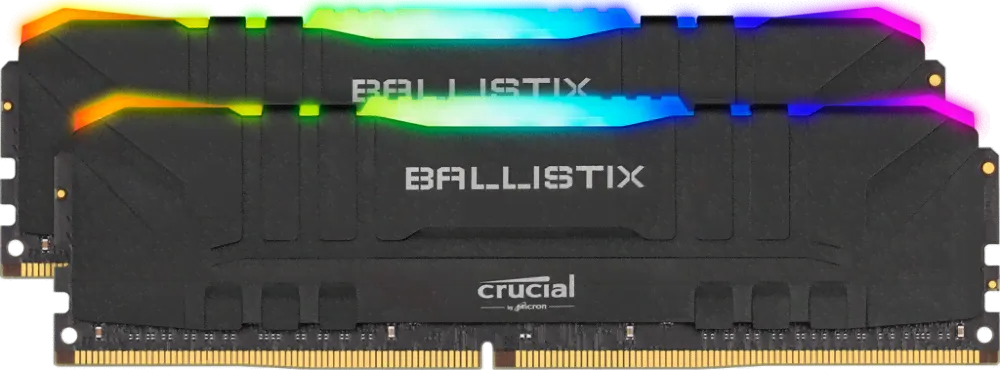 Оперативная память 16Gb DDR4 3600MHz Crucial Ballistix RGB (BL2K8G36C16U4BL) (2x8Gb KIT)