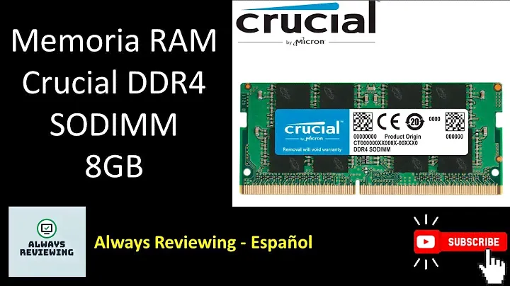 Crucial 8GB DDR4 Sodimm Memoria RAM - ASUS TUF 15