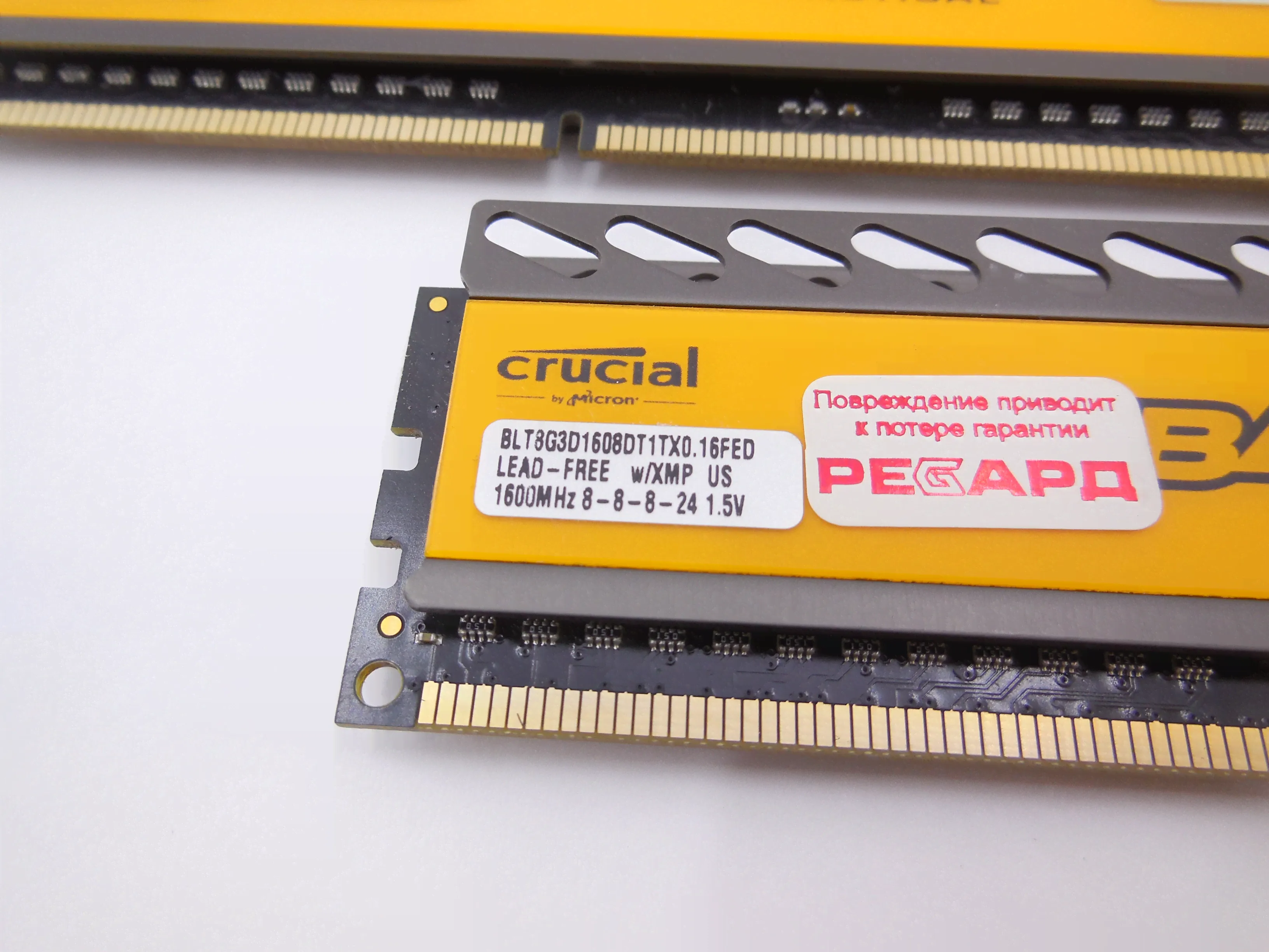 Память DDR3 16Gb KIT (2x8Gb) Crucial Ballistix-0