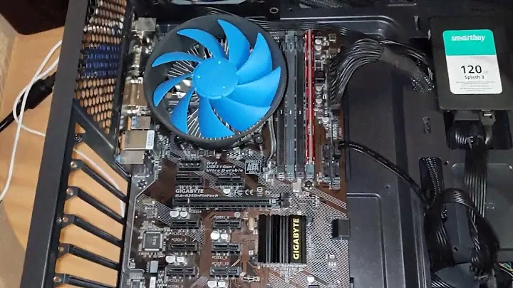 Gigabyte GA-B250-FinTech + Intel celeron g3900 + Crucial ddr4 4gb 2400mhz pc4-19200 cl16