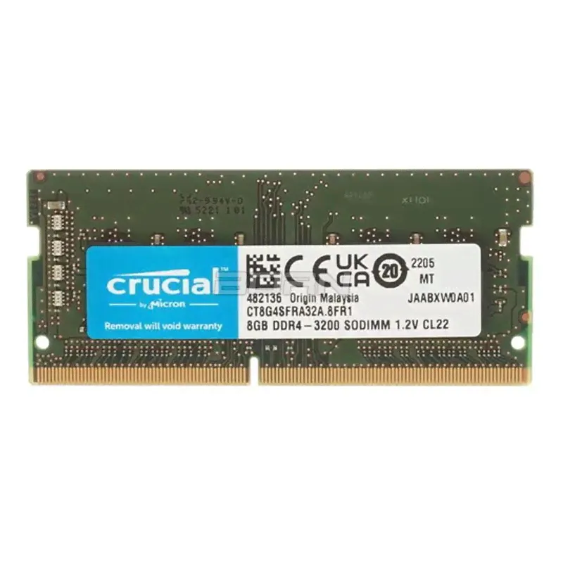 Память Crucial CT8G4SFRA32A 8G DDR4 3200Mbps SODIMM