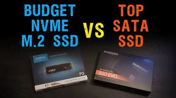 Budget NVMe M2 ssd VS Top sata ssd - Crucial P3 NVMe M2 VS Samsung 860 EVO sata - CrystalDiskMark