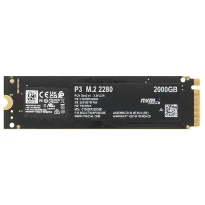 SSD диск Crucial P3 2Tb CT2000P3SSD8 в Самаре-1