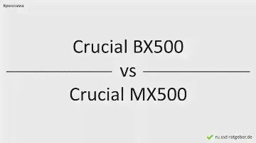 Crucial BX500 vs Crucial MX500 – сравнение, различия, преимущества