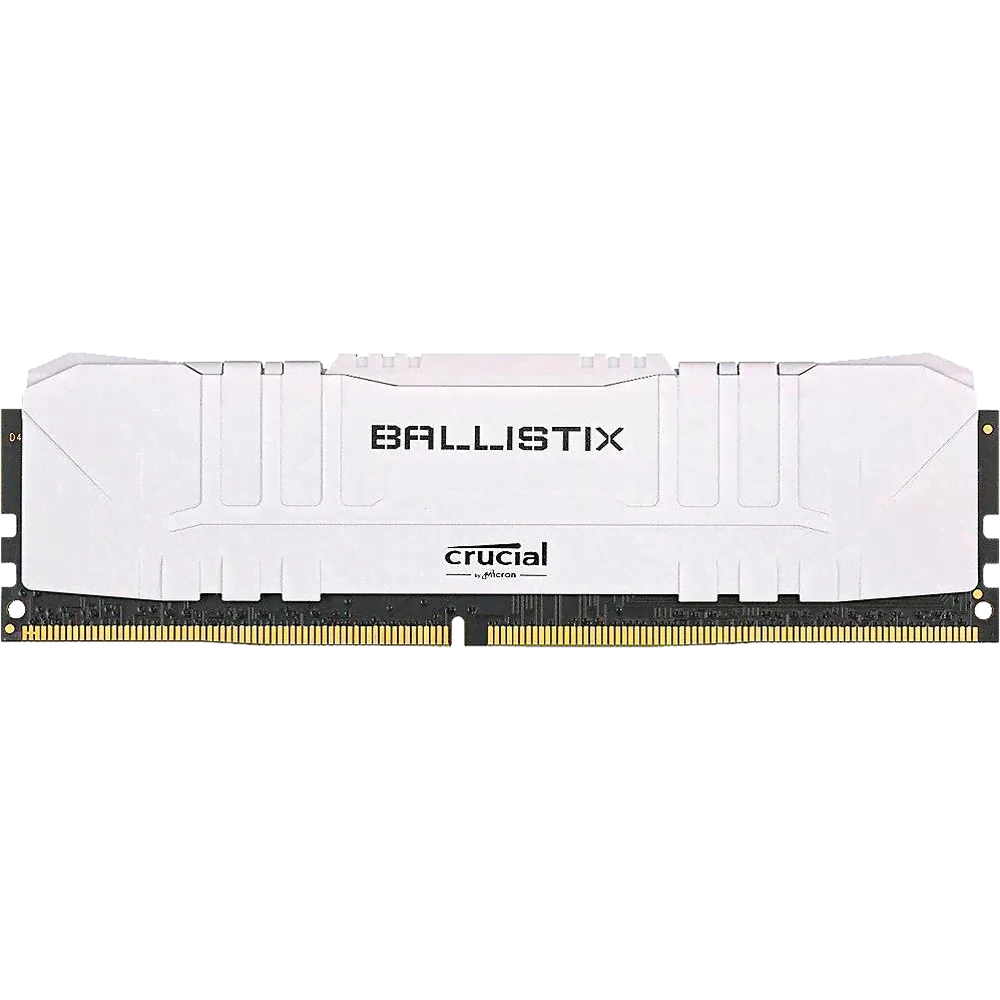 Модуль памяти DIMM 16Gb DDR4 PC25600 3200MHz Crucial Ballistix White (BL16G32C16U4W)-0