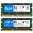 CRUCIAL DDR3L DDR3 1333Mhz 16GB 8GB 4GB 2Rx8 PC3-10600S SODIMM Laptop Memory RAM