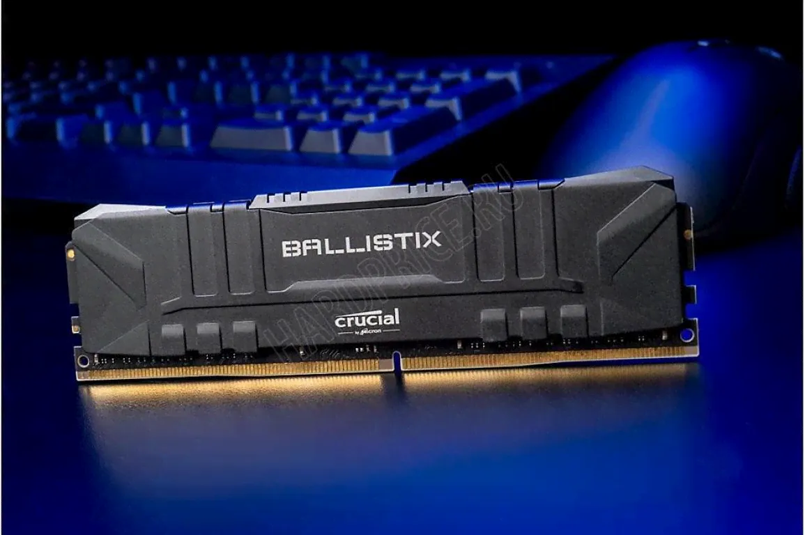 Оперативная память 16Gb 3000MHz Crucial Ballistix Black 2x8Gb KIT CL15 DDR4-3